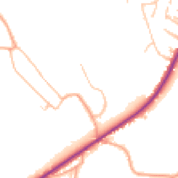 Daytime road noise heatmap for ST9 9PS