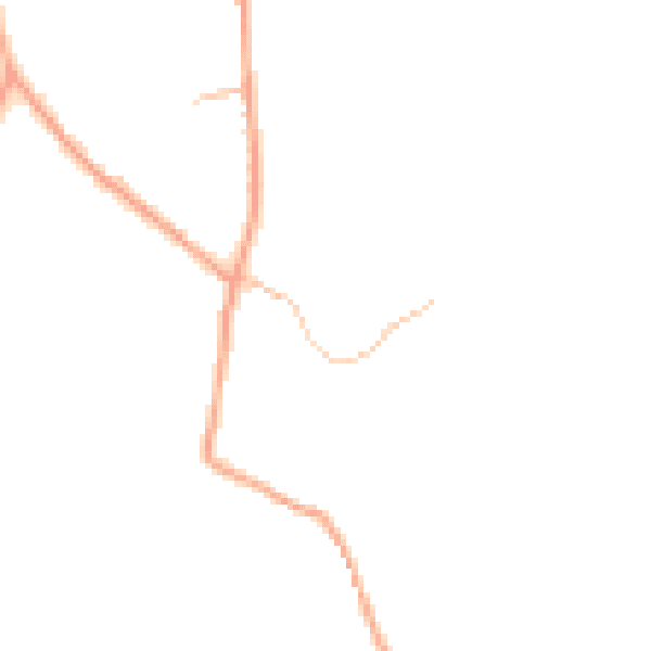 Daytime road noise heatmap for ST9 9QB