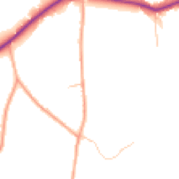 Daytime road noise heatmap for ST9 9QD