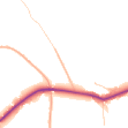 Daytime road noise heatmap for ST9 9QU