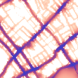 Daytime road noise heatmap for SW10 0AH