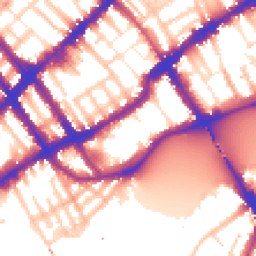 Daytime road noise heatmap for SW10 0BP