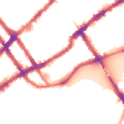 Night-time road noise heatmap for SW10 0BP