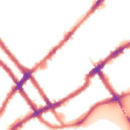 Night-time road noise heatmap for SW10 0BQ