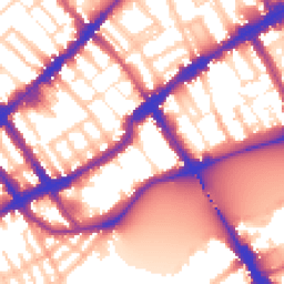 Daytime road noise heatmap for SW10 0BX