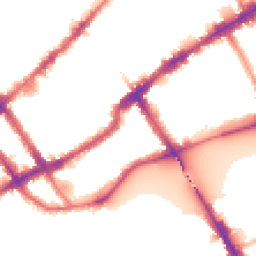 Night-time road noise heatmap for SW10 0BX