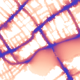 Daytime road noise heatmap for SW10 0BY