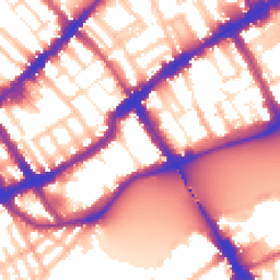 Daytime road noise heatmap for SW10 0BZ