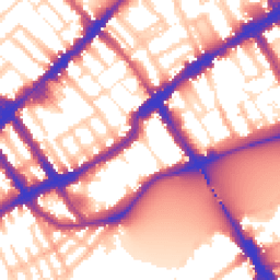 Daytime road noise heatmap for SW10 0DB