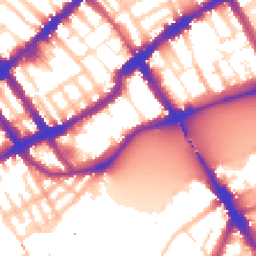 Daytime road noise heatmap for SW10 0DL