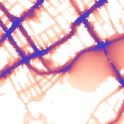 Daytime road noise heatmap for SW10 0DX
