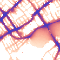 Daytime road noise heatmap for SW10 0DY