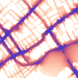 Daytime road noise heatmap for SW10 0HP