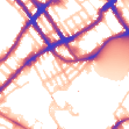 Daytime road noise heatmap for SW10 0NZ