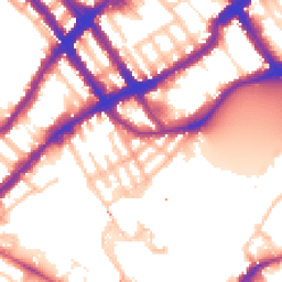 Daytime road noise heatmap for SW10 0PF