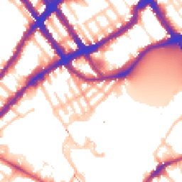 Daytime road noise heatmap for SW10 0PR