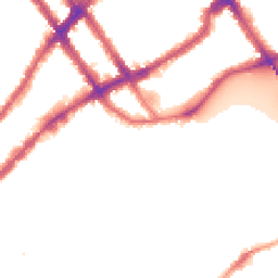 Night-time road noise heatmap for SW10 0PR