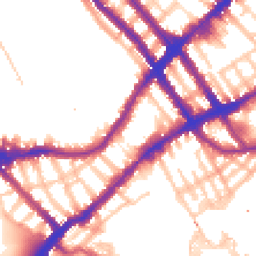 Daytime road noise heatmap for SW10 0RD