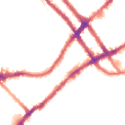 Night-time road noise heatmap for SW10 0RD