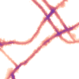 Night-time road noise heatmap for SW10 0RL