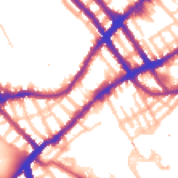 Daytime road noise heatmap for SW10 0RP