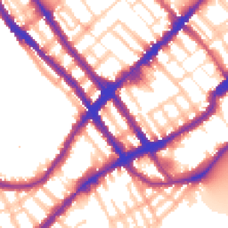 Daytime road noise heatmap for SW10 0TB