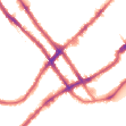 Night-time road noise heatmap for SW10 0TB