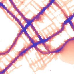 Daytime road noise heatmap for SW10 0TQ