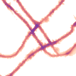 Night-time road noise heatmap for SW10 0UN