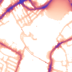 Daytime road noise heatmap for SW10 0UU