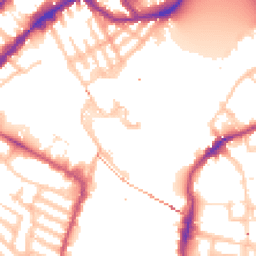 Daytime road noise heatmap for SW10 0UX