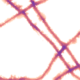 Night-time road noise heatmap for SW10 9AE