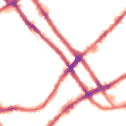 Night-time road noise heatmap for SW10 9AZ
