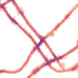 Night-time road noise heatmap for SW10 9EU
