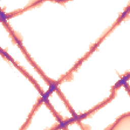 Night-time road noise heatmap for SW10 9FW