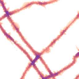Night-time road noise heatmap for SW10 9HU