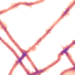 Night-time road noise heatmap for SW10 9NR