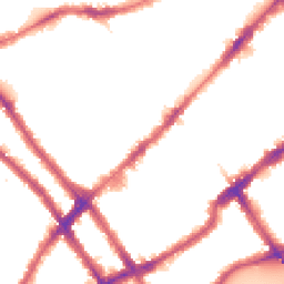 Night-time road noise heatmap for SW10 9PN