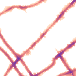 Night-time road noise heatmap for SW10 9PT