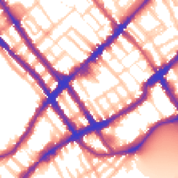 Daytime road noise heatmap for SW10 9TQ