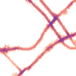 Night-time road noise heatmap for SW10 9UR