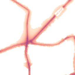 Night-time road noise heatmap for SW14 7BX