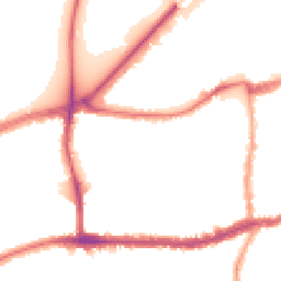 Night-time road noise heatmap for SW14 7HL