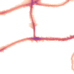 Night-time road noise heatmap for SW14 7JX