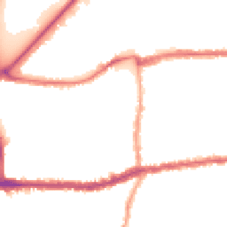 Night-time road noise heatmap for SW14 7LT