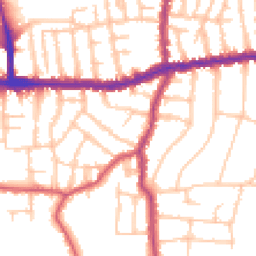 Daytime road noise heatmap for SW14 7NZ