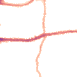 Night-time road noise heatmap for SW14 7PQ