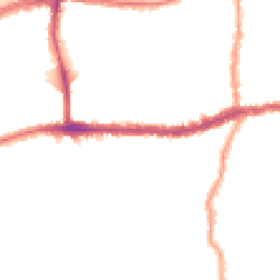 Night-time road noise heatmap for SW14 7RE