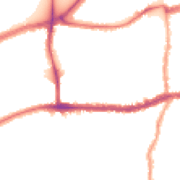 Night-time road noise heatmap for SW14 7RJ