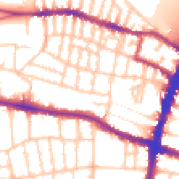 Daytime road noise heatmap for SW15 1AA